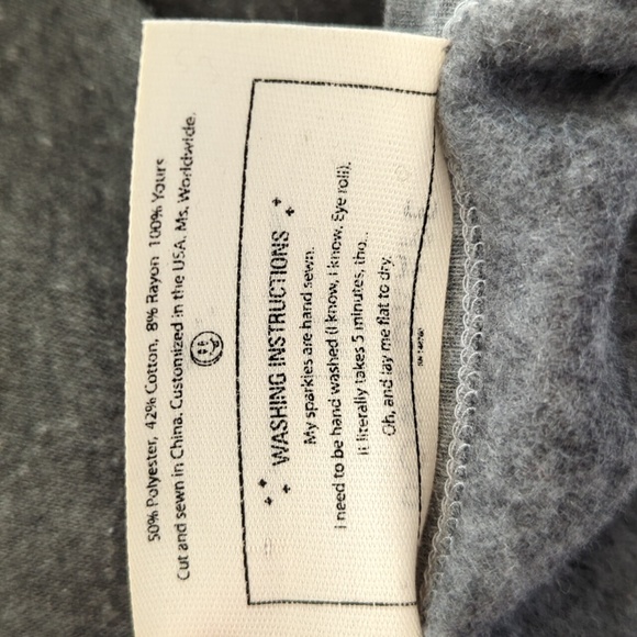 Sequin GLAZED sweatshirt - Picture 4 of 4